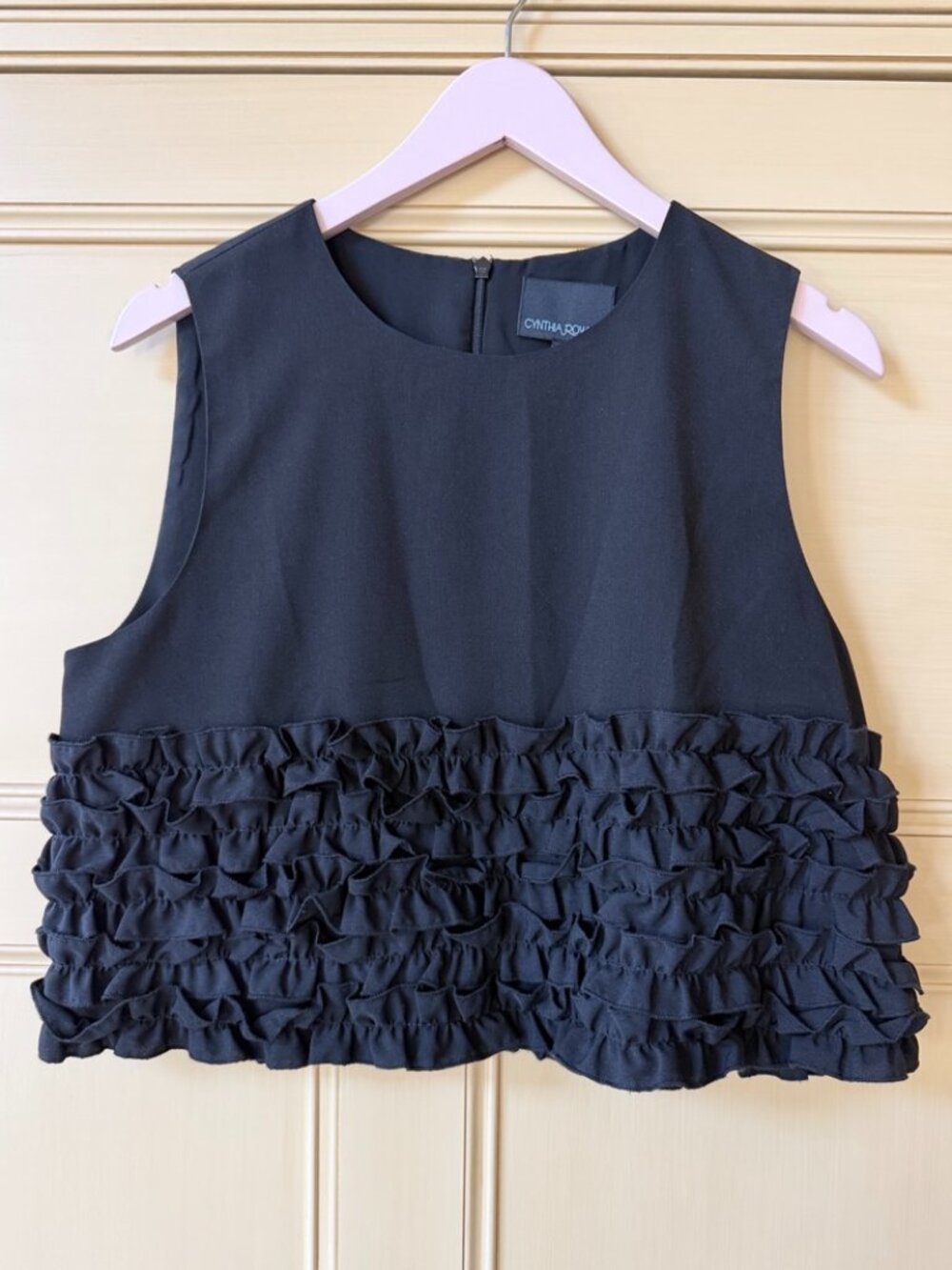 Cynthia Rowley Mini Ruffle Shell - Picture 1 of 9
